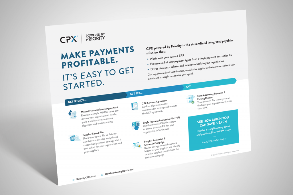 Make Payments Profitable. It’s Easy to Get Started with Priority CPX.