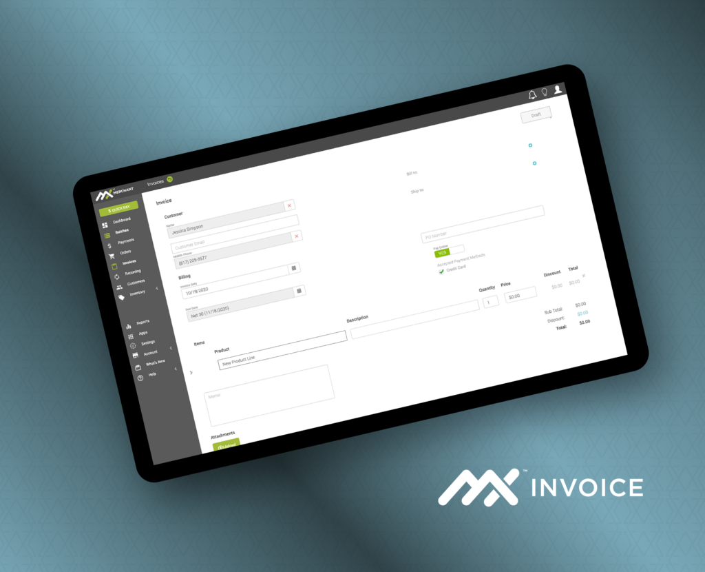 MX™ Invoice – Customer Invoices Made Simple