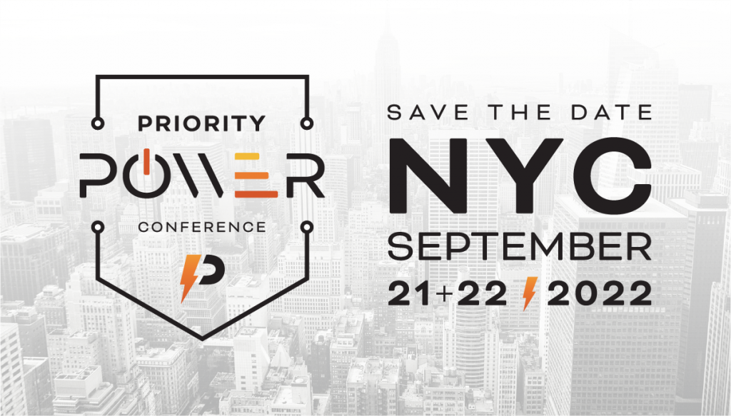 SAVE THE DATE: PRIORITY POWER CONFERENCE IS COMING SEPT 2022!