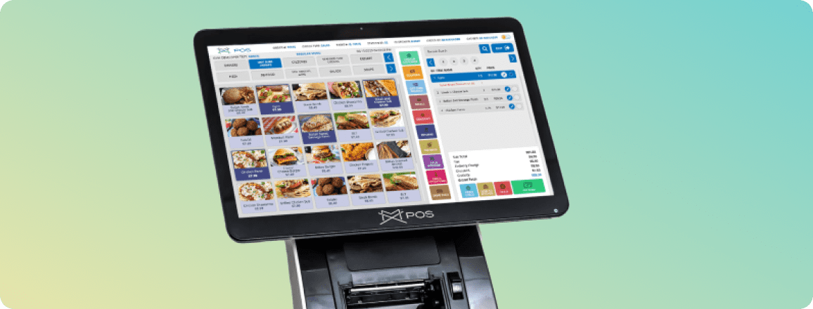 All in one POS system