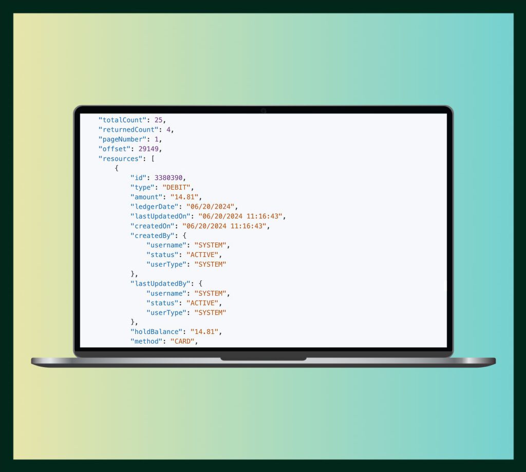 Laptop with HTML code on the screen
